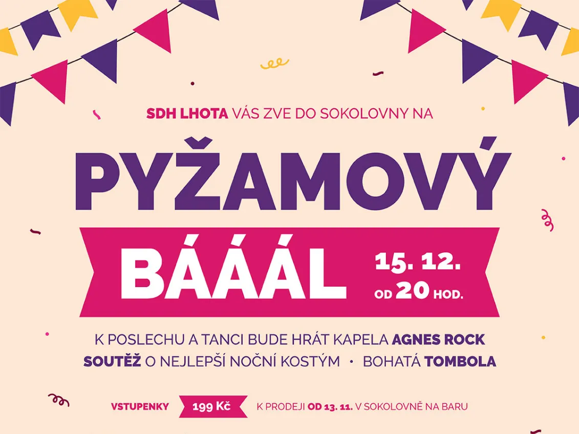 pyžamový bál 2023